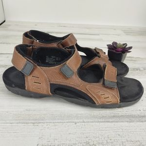 Earth Spirit Brown Leather Sandals Outdoor